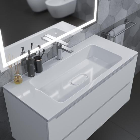 Раковина Uperwood Modul 100 см, прямоугольная