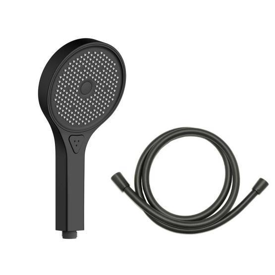 Ручной душ Vincea с шлангом VSHN-42HMB, черный