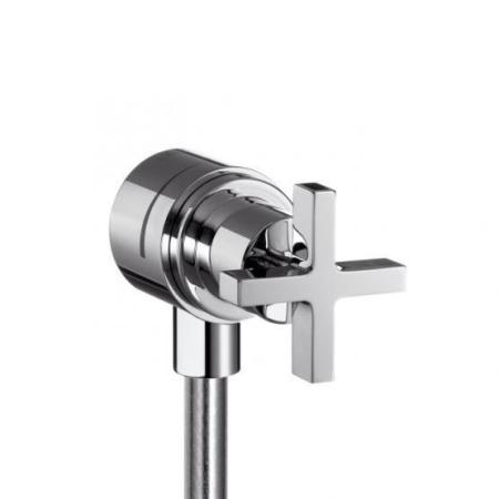 Axor Citterio 39883000 Шланговое подсоединение Fixfit Stop, с крестовой рукояткой
