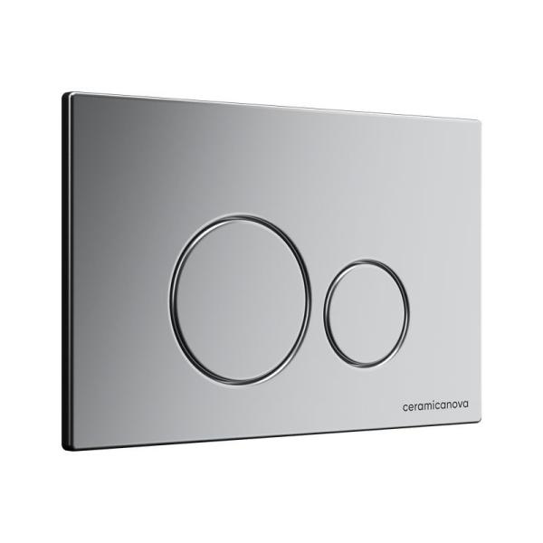 Инсталляция Ceramicanova Envision CN1001M с кнопкой смыва Round цвет хром матовый