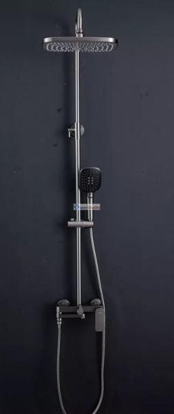 Душевая система Gappo G2448-9 Оружейная сталь с изливом