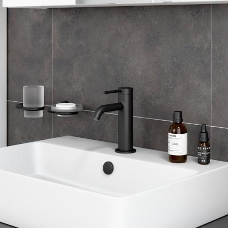 Смеситель VitrA Minimax Round  A4353036EXP однорычажный матовый черный латунь