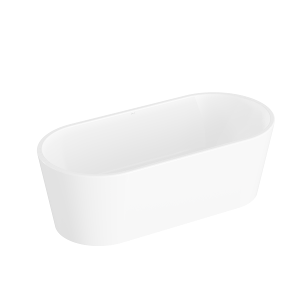 Ванна VitrA Geo 65370006000 170 x 80,5 см отдельностоящая акриловая прямоугольная белая