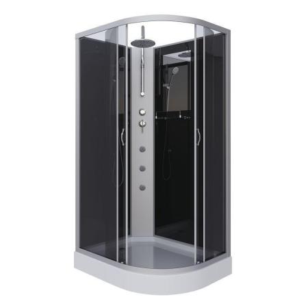 Душевая кабина Niagara NG-3512-14LBKTG 1200х800х2100-2400 низкий поддон 13см стекло тонированное