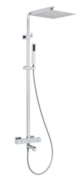 Душевая стойка BERGES KALISTO 3S 75023 с термостатом, хром