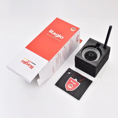 Ершик настенный RAGLO R300.10.06, черный