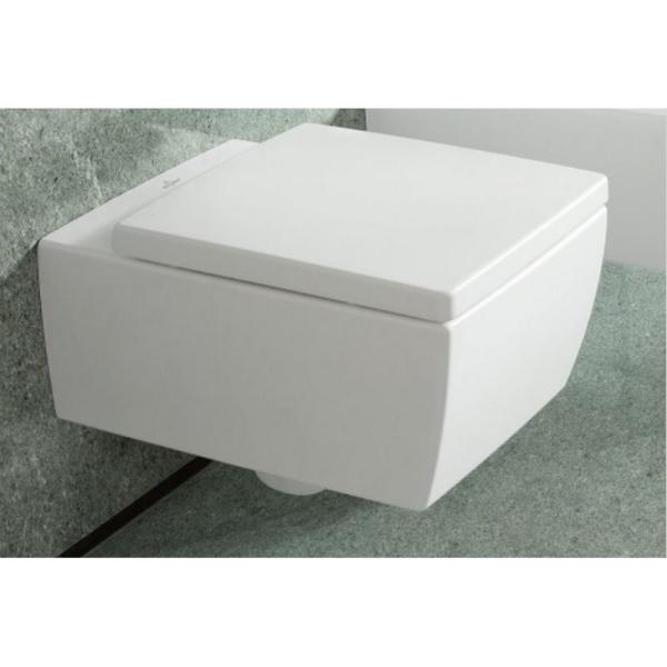 Унитаз Villeroy&Boch Memento безободковый подвесной CeramicPlus 4633R0R1 (сиденье отдельно)