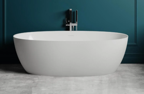 См.101922M Salini Alda ванна 1700x800x580 мм, отдельностоящая, регулируемые опоры, слив-перелив "Up&Down" с надписью бренда на донном клапане,