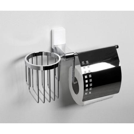 Держатель туалетной бумаги Wasserkraft Leine K-5059WHITE и освежителя