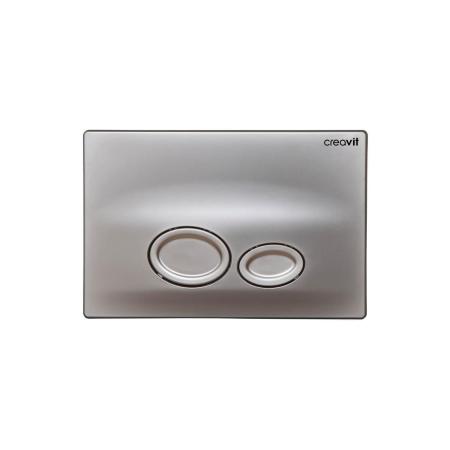 Кнопка для инсталляции CREAVIT DROP матовая серая GP2002.00