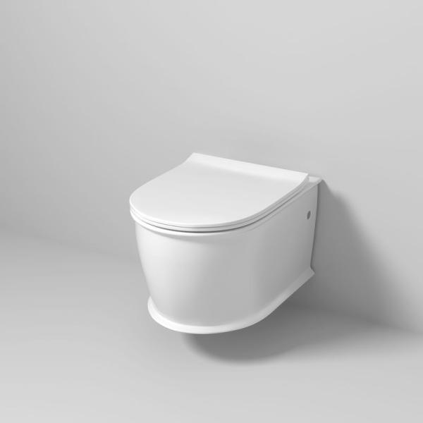 Унитаз Grossman GR-4482S Retro (545*370*360) подвесной Безободковый с тонкой крышкой