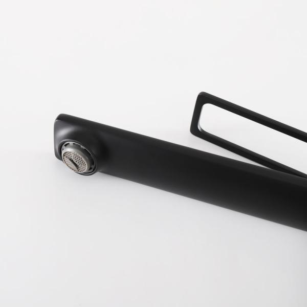 Смеситель Gid Niagara L057-BM-D для раковины Черный матовый