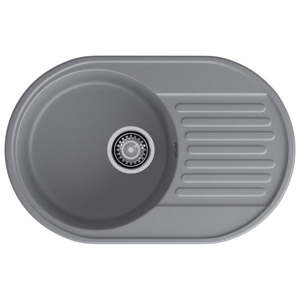 Кухонная мойка GranFest QUARZ 18, темно-серый