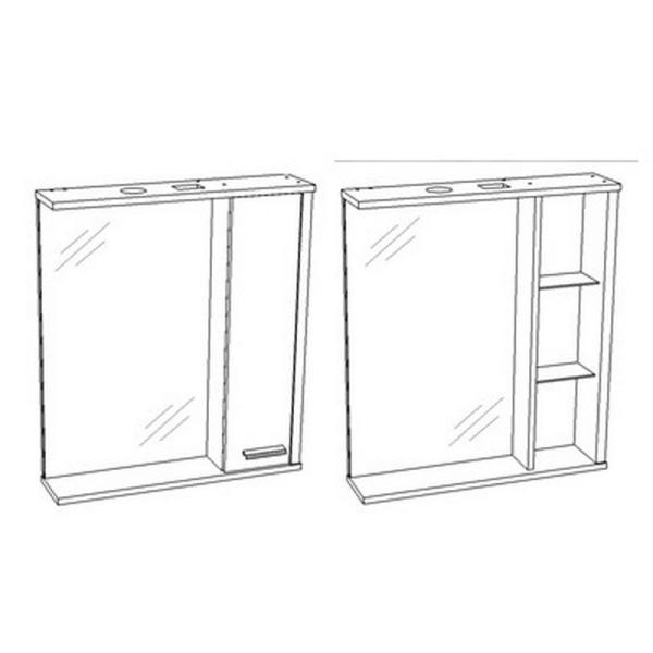 Зеркало-шкаф Corozo Лорена 65/С, лайн