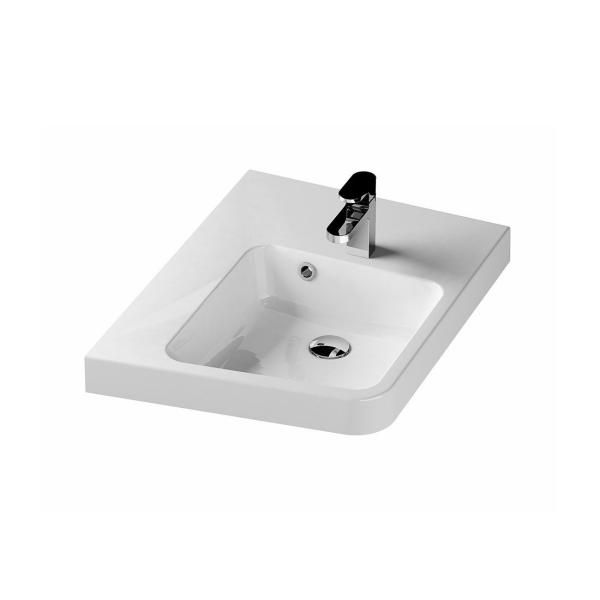 Умывальник Ravak BE HAPPY II правый белый с переливом XJAP1100001