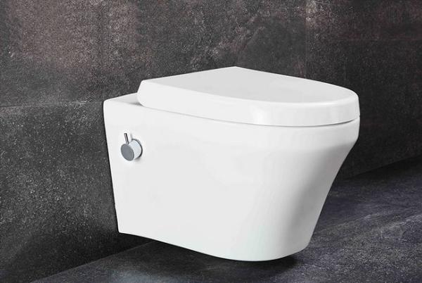 Унитаз beWash Metison 78343601 подвесной безободковый смеситель с бидеткой белый сиденье микролифт