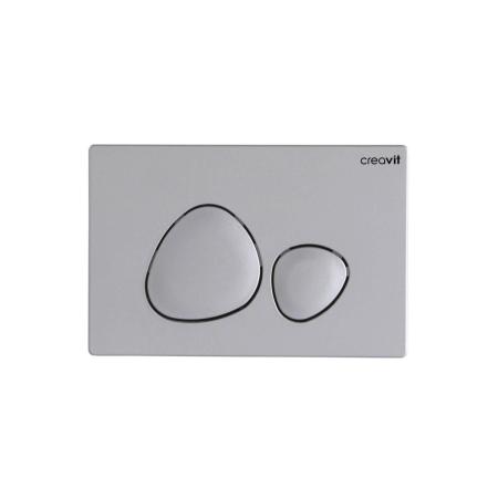 Кнопка для инсталляции CREAVIT SPA матовая серая GP7002.00
