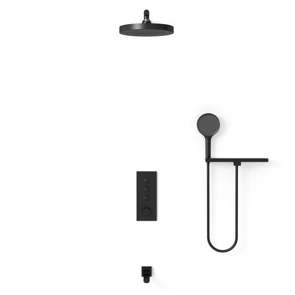 Душевой комплект Vincea Inspire VSFW-433TI2RMB встраиваемый, черный