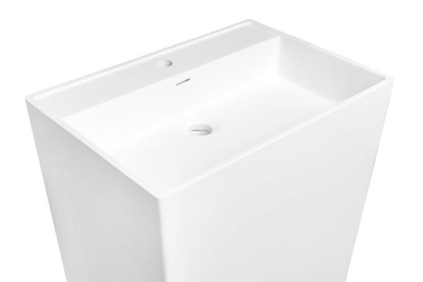 Раковина NT BAGNO NT406 PADOVA 602x425 искусственный камень белый матовый