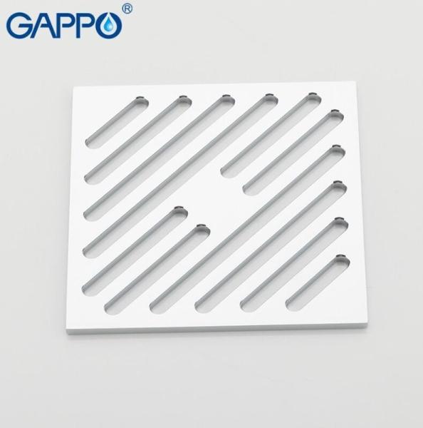 Душевой трап Gappo G81050 хром 100x100мм