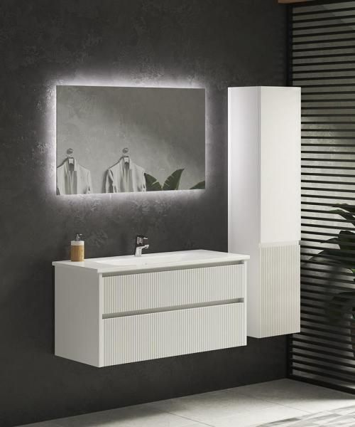 Тумба SANVIT Рольф 2 120 подвесная Белый без раковины