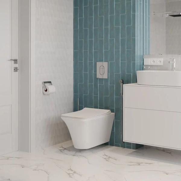 Унитаз Cerutti SPA NIVOLET Aria подвесной безободковый CT7779 (495x360x350)