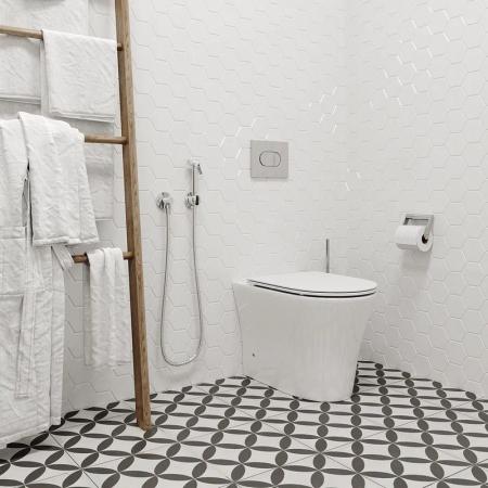 Унитаз Cerutti SPA ADIGE F приставной безободковый CT8907 (500x365x405)
