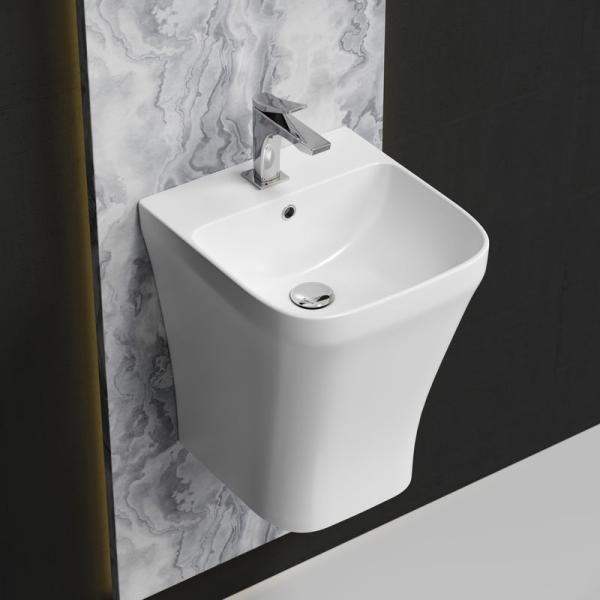 Раковина моноблок Ceramicanova DION CN6067 подвесная