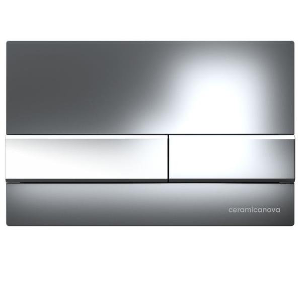 Инсталляция Ceramicanova Envision CN1002CH с кнопкой смыва Flat цвет хром