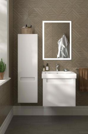 Тумба Kerama Marazzi BUONGIORNO БОНДЖОРНО BGP.60.1+1\WHT Плюс подвесная с ящиками 60, белая глянцевая-дуб Кантри