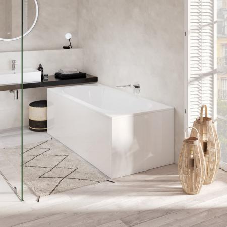 Villeroy&Boch Oberon Ванна встраиваемая 1700*750*450, к-т ножек, материал: Quaryl, цвет: альпийский белый