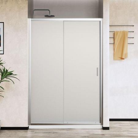 Душевая дверь Vincea City VDS-5CT130MT, 1300, хром, стекло текстурное