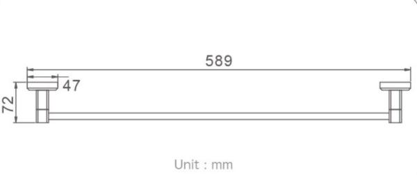 Полотенцедержатель Gappo G3801 58 см