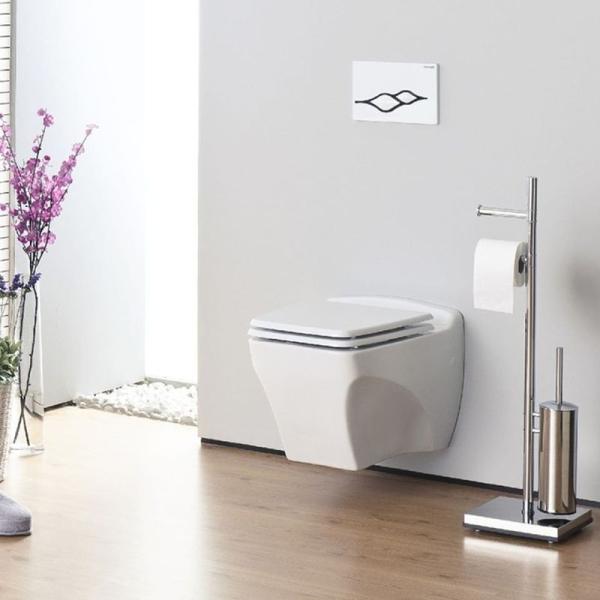 Унитаз CREAVIT BULL подвесной с биде BL320-00CB00E-0000 (сиденье отдельно)