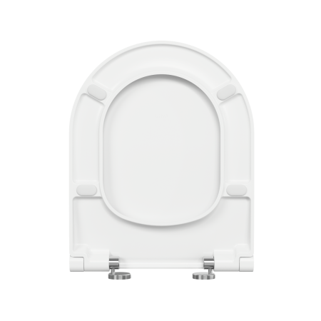Инсталляция с унитазом VitrA Zentrum Round  9879B003-7200 комплект 4 в 1 с сиденьем микролифт безободковый цвет клавиши глянцевый хром
