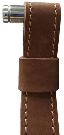 Зеркало Континент Ритц D 650 на ремне из натуральной кожи коричневого цвета