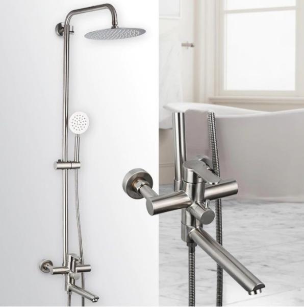 Душевая система Frap F24801 для ванны ,сатин