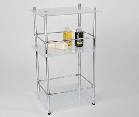 Этажерка напольная WasserKraft K-4033 40 см хром