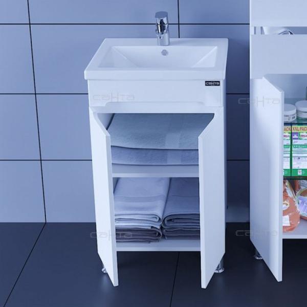 Тумба под раковину СаНта Лондон 50 224014, напольная (2 ящ.)