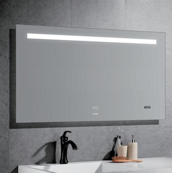 Зеркало Gappo G604-11 с подсветкой ,часами и подогревом 1100*700