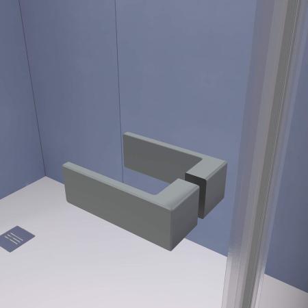 Душевой уголок RGW SV-040Gr Stilvoll 100x80 Серый матовое