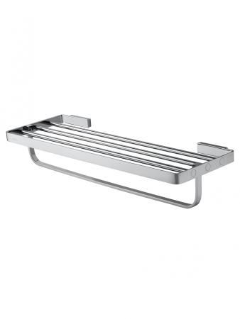 Полотенцедержатель с полкой WONZON & WOGHAND LOTTE, Хром (WW-8381A)