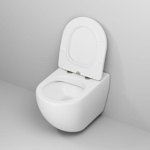 Унитаз Grossman GR-4411MS Color (550*365*395) БЕЛЫЙ МАТОВЫЙ подвесной Безободковый