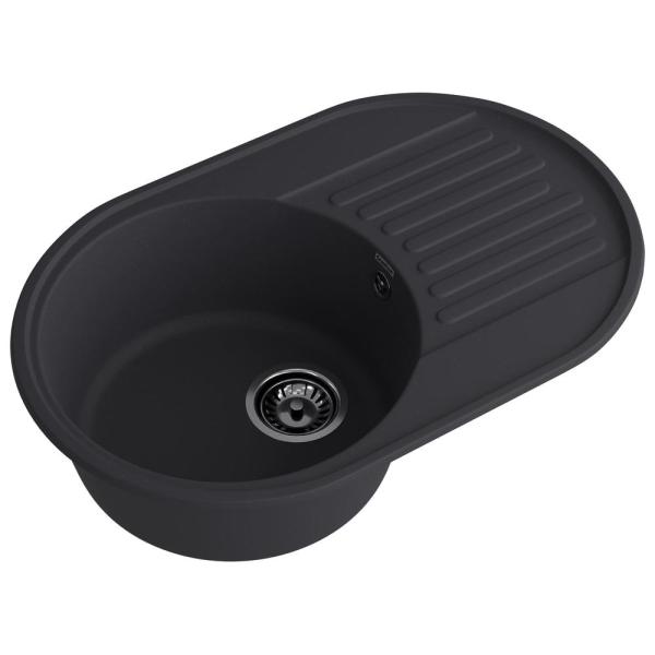 Кухонная мойка GranFest QUARZ 18, черный