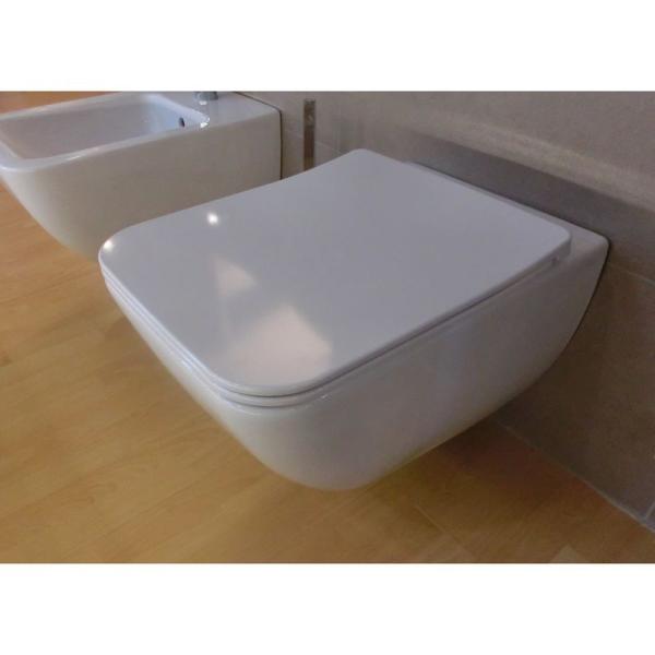 Унитаз Villeroy&Boch VENTICELLO 4611RS01 (4611R001+9M79S101) подвесной с сидением