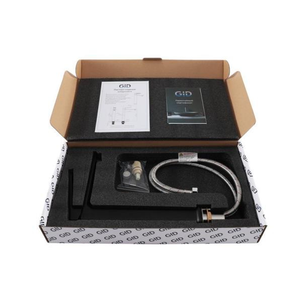 Смеситель Gid Niagara L057-BM-D для раковины Черный матовый