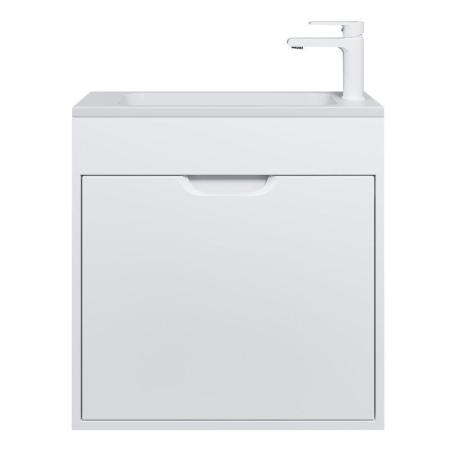 Тумба с раковиной для ванной Uperwood Modul 60 см, подвесная, матовая, белая
