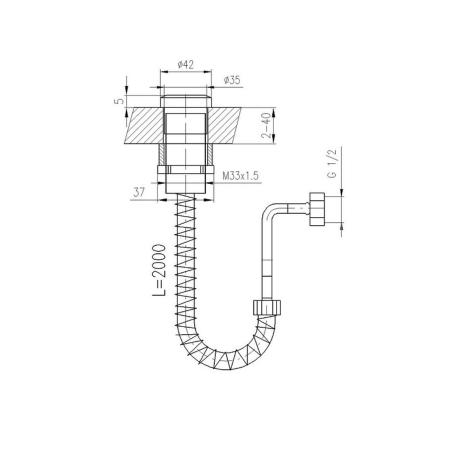 Шланг Rav Slezak MD0023