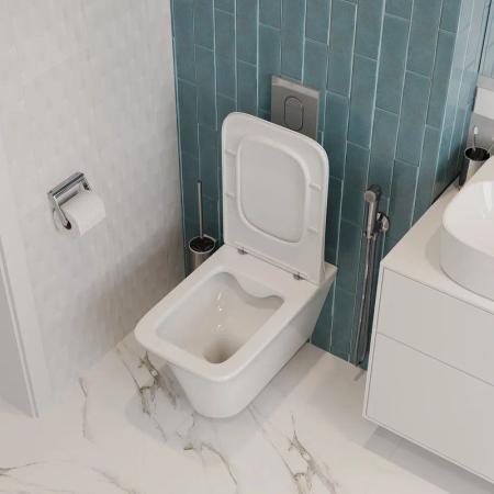 Унитаз Cerutti SPA NIVOLET Aria подвесной безободковый CT7779 (495x360x350)