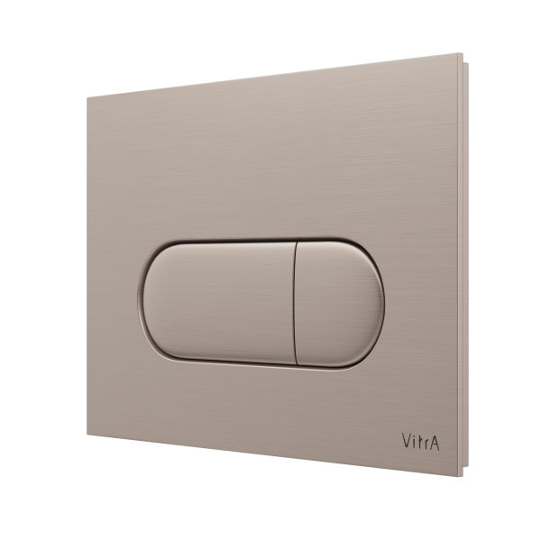 Кнопка смыва для инсталляции VitrA Root Round  740-2295 брашированный никель двойный смыв